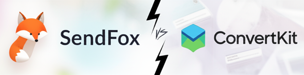 Generate a high-quality, relevant image prompt for an article about: SendFox vs ConvertKit: Ultimate