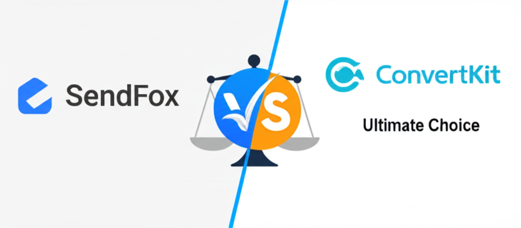 Generate a high-quality, relevant image prompt for an article about: SendFox vs ConvertKit: Ultimate