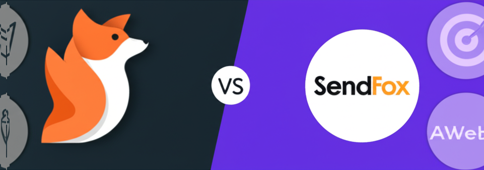 Generate a high-quality, relevant image prompt for an article about: SendFox vs AWeber: Essential Sh