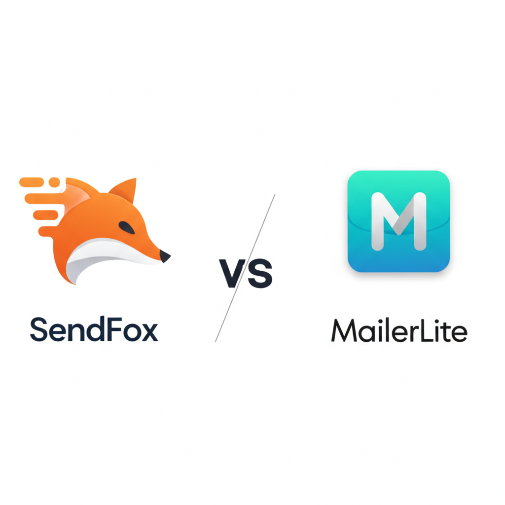 Generate a high-quality, relevant image prompt for an article about: SendFox vs MailerLite: Essentia