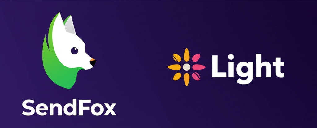 Generate a high-quality, relevant image prompt for an article about: SendFox Branding vs Light: Ulti