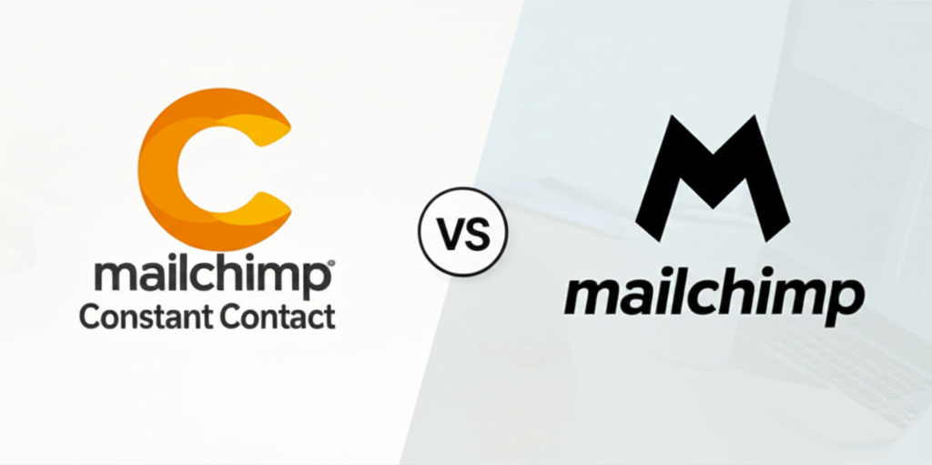 Generate a high-quality, relevant image prompt for an article about: Constant Contact vs Mailchimp: