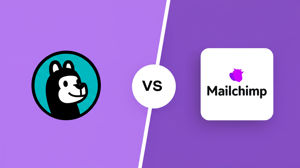 Generate a high-quality, relevant image prompt for an article about: Mailchimp vs MailerLite: Ultima