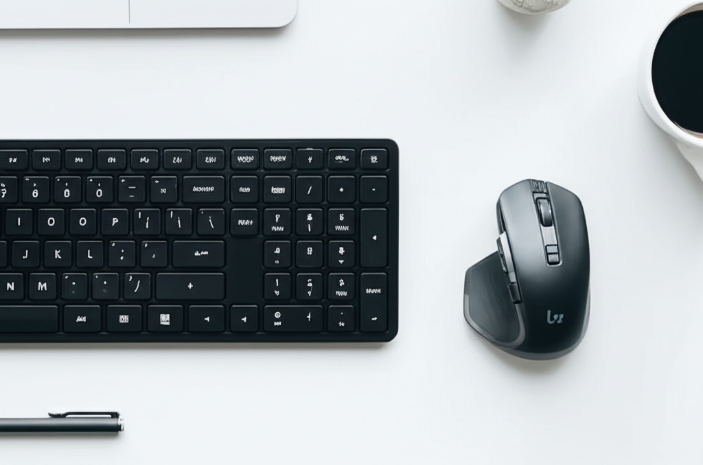 Generate a high-quality, relevant image prompt for an article about: Best Wireless Mouse and Keyboar