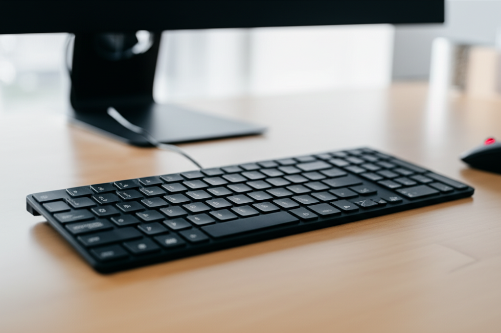 Generate a high-quality, relevant image prompt for an article about: 10 Best Wireless Keyboard Mouse