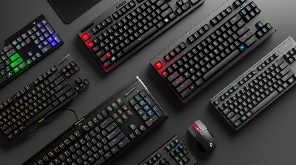 Generate a high-quality, relevant image prompt for an article about: 10 Best Wireless Keyboard for G