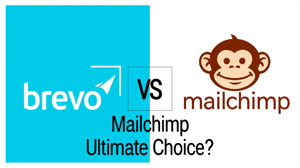 Generate a high-quality, relevant image prompt for an article about: Brevo vs Mailchimp Reddit: Ulti
