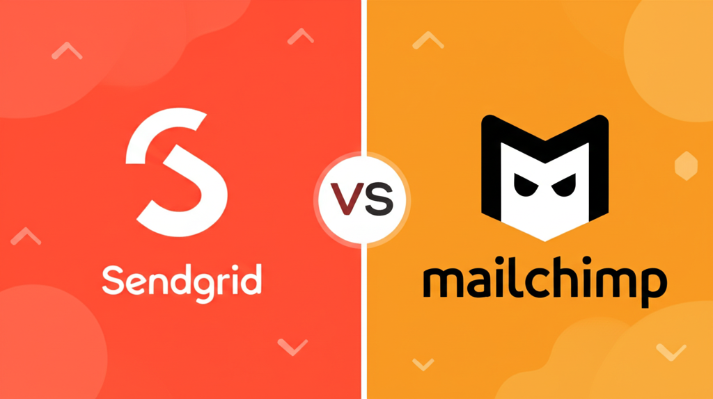 Generate a high-quality, relevant image prompt for an article about: SendGrid vs Mailchimp Reddit: E